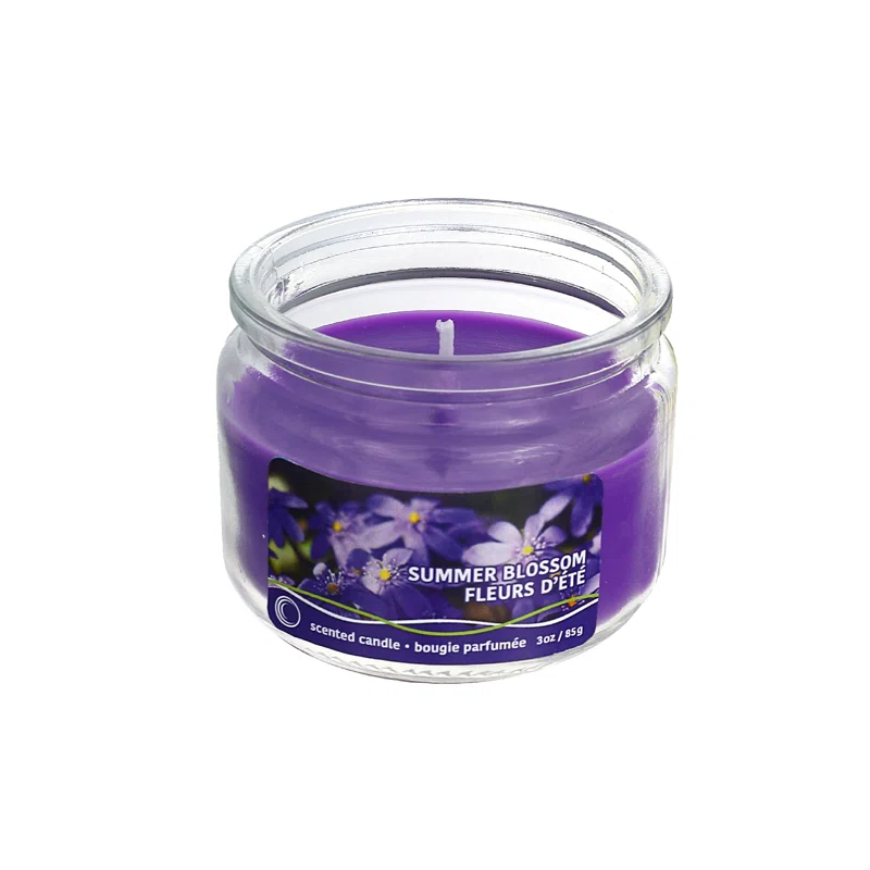 iH casadécor Summer Blossom Scented Jar Candle (Set of 6)