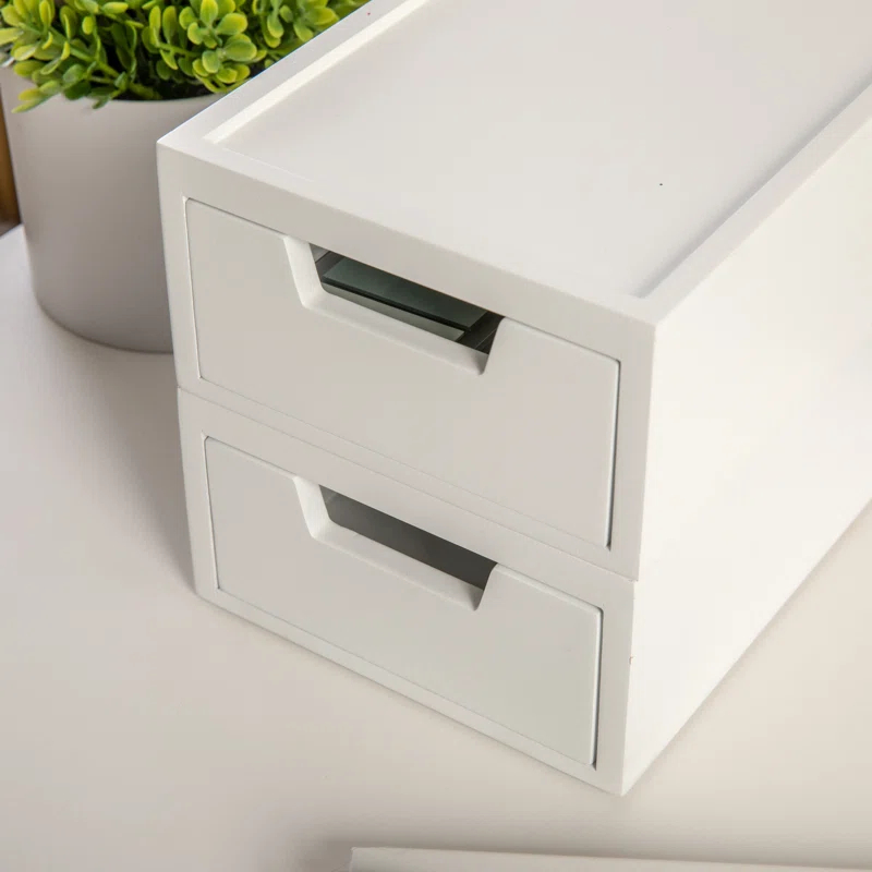 Martha Stewart Thomas Martha Stewart Wooden Storage Boxes With Pullout Drawers (Set of 2)