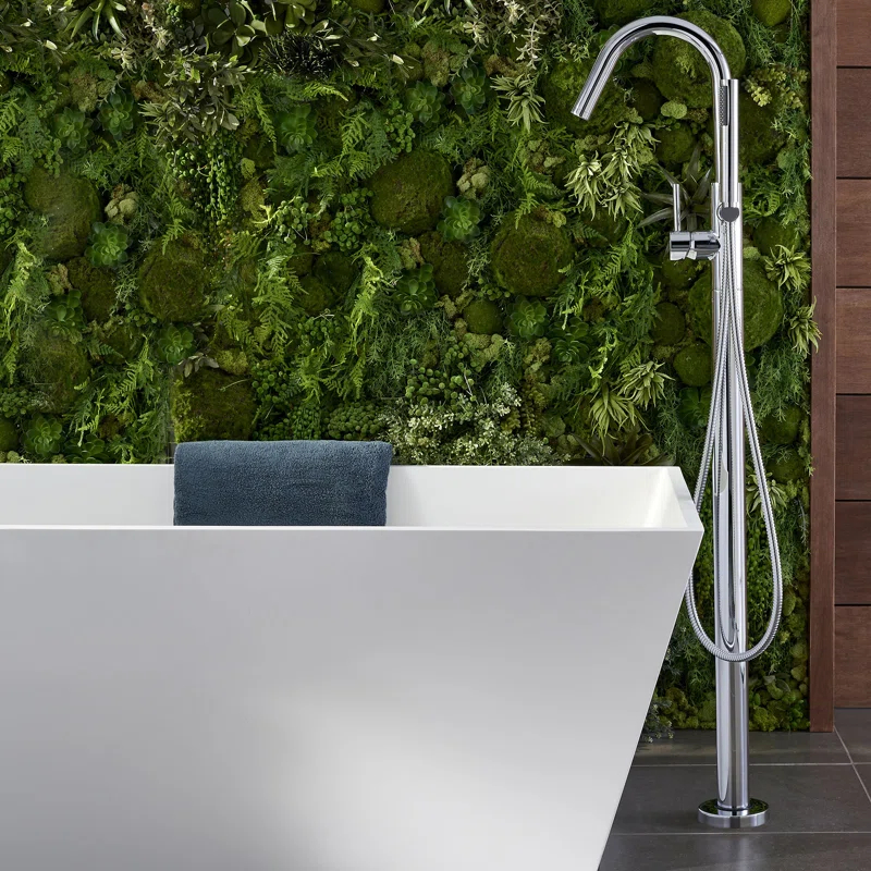 Pfister LG6-1MFC Single Handle Floor Mounted Freestanding Tub Filler Trim