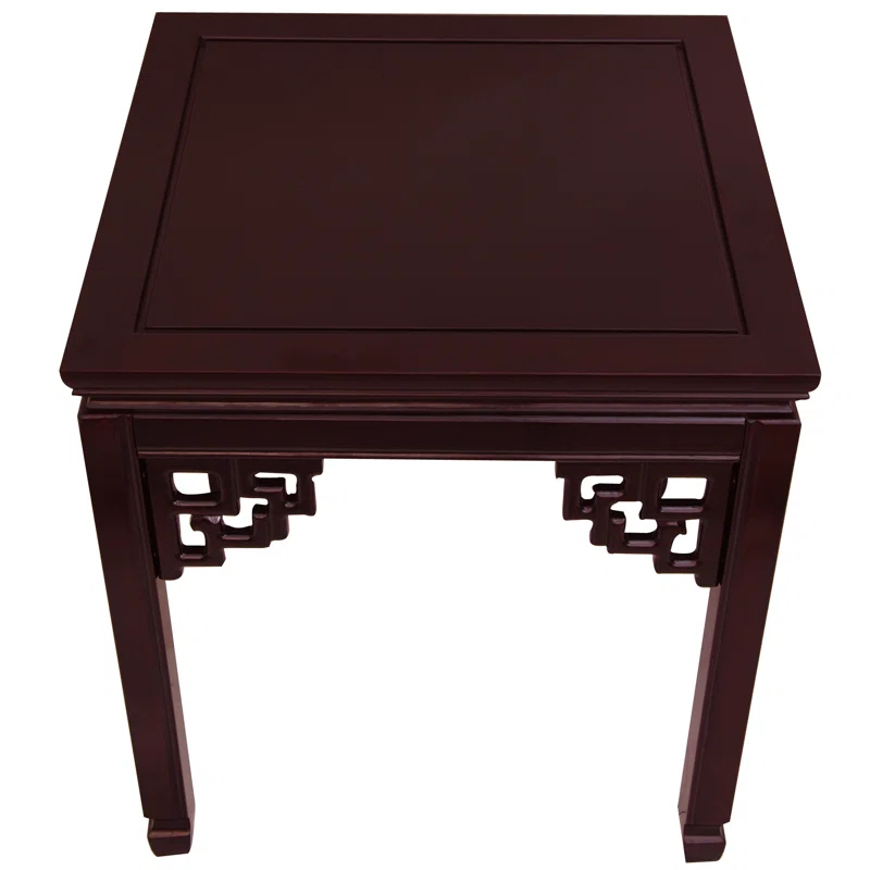 World Menagerie Lapathos Solid Wood End Table