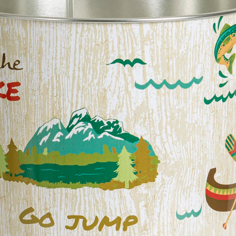 Lake Holiday Wastebasket