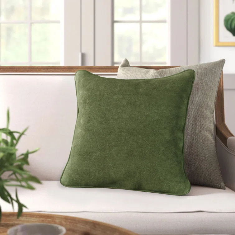 Livabliss Baylie Cotton Velvet Throw Pillow & Reviews | Birch Lane