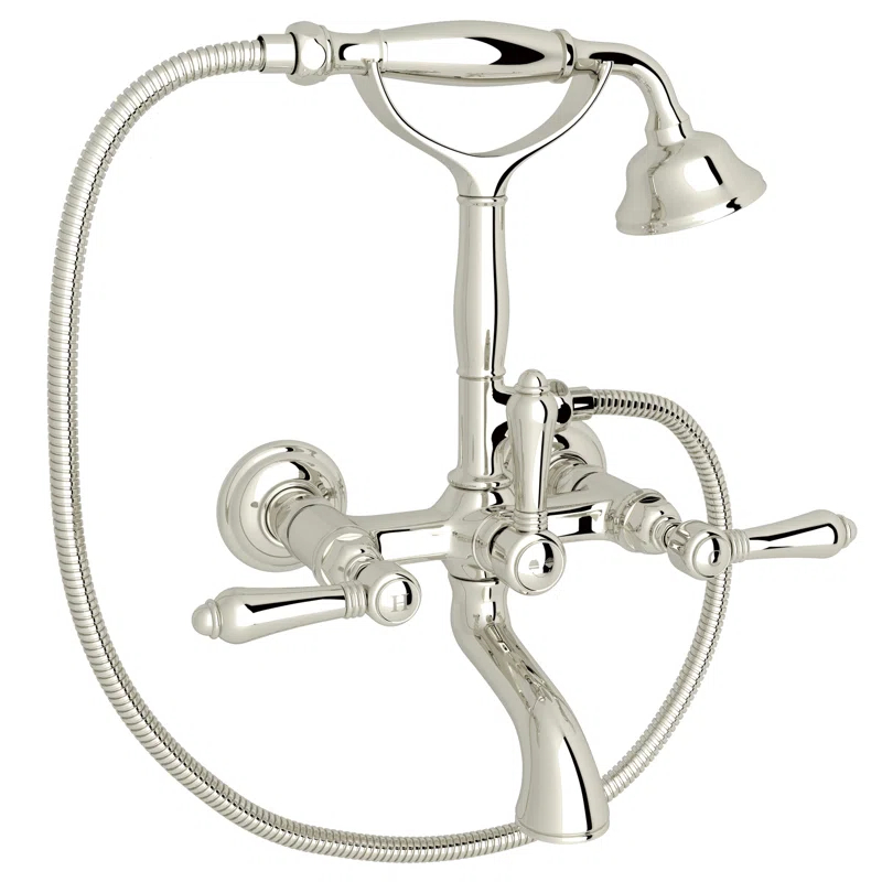 Country Exposed Wall Mount Tub Filler