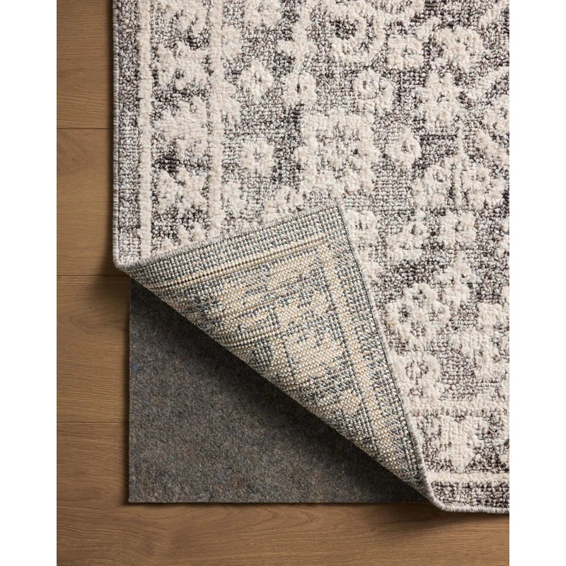 Magnolia Home by Joanna Gaines x Loloi Gigi Grey / Ivory Area Rug