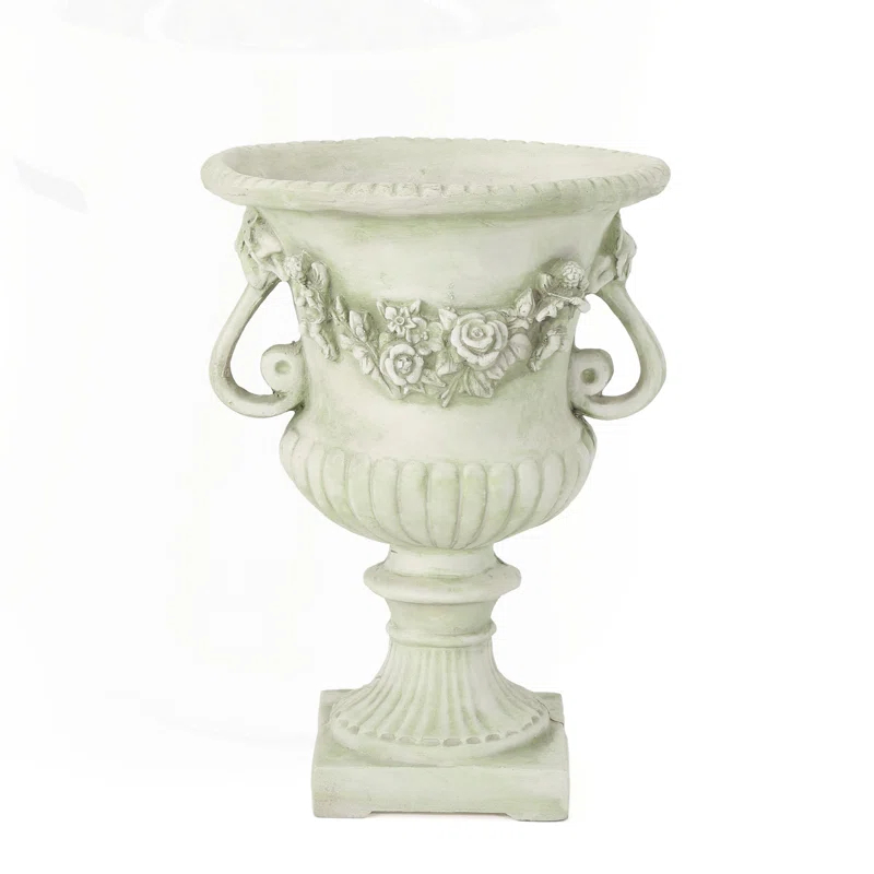Fleur De Lis Living Exquisite Decorative Urn for Transforming Outdoor Spaces into Paradise