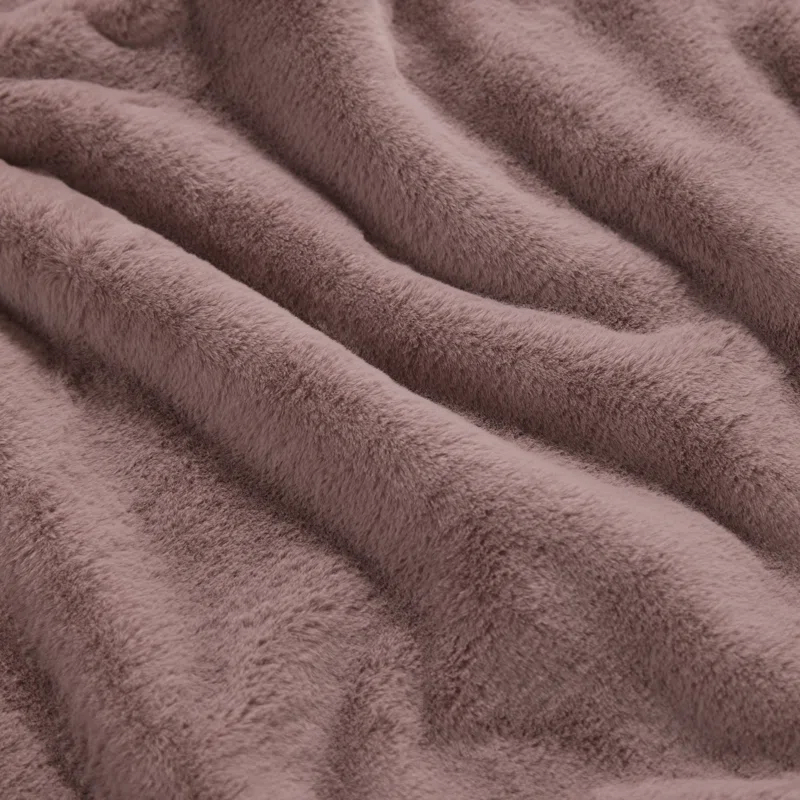 Allisandro Double-Sided Soft and Luxurious Faux Fur Throw Blanket