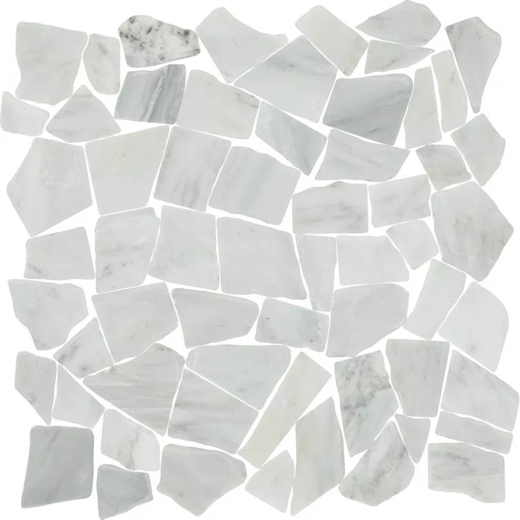 Daltile Gamma Natural Stone Pebble Wall and Floor Mosaic Tile (Set of 10)