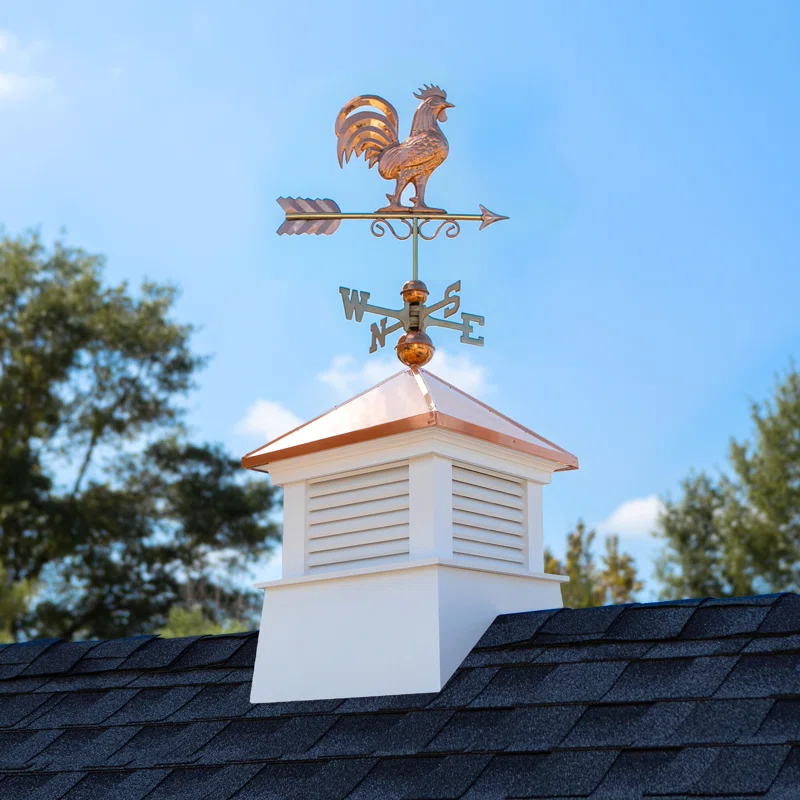 Good Directions Manchester Rooster Cupola & Weathervane Set