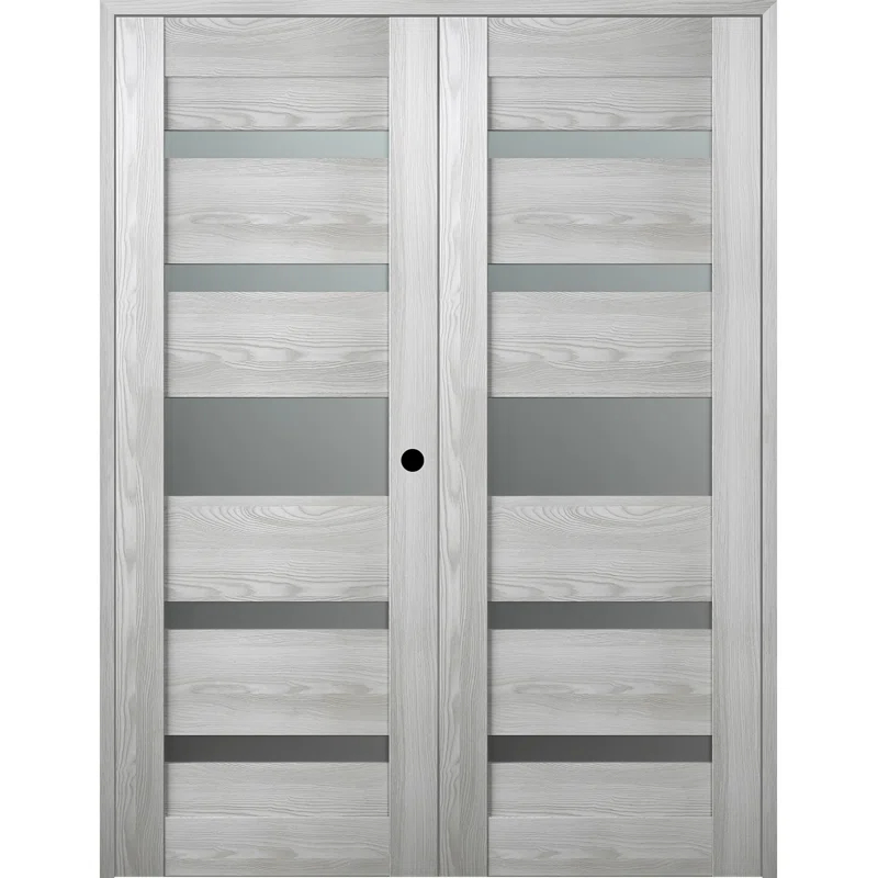 Belldinni Avon 07-05 Solid + Manufactured Wood Paneled French Doors