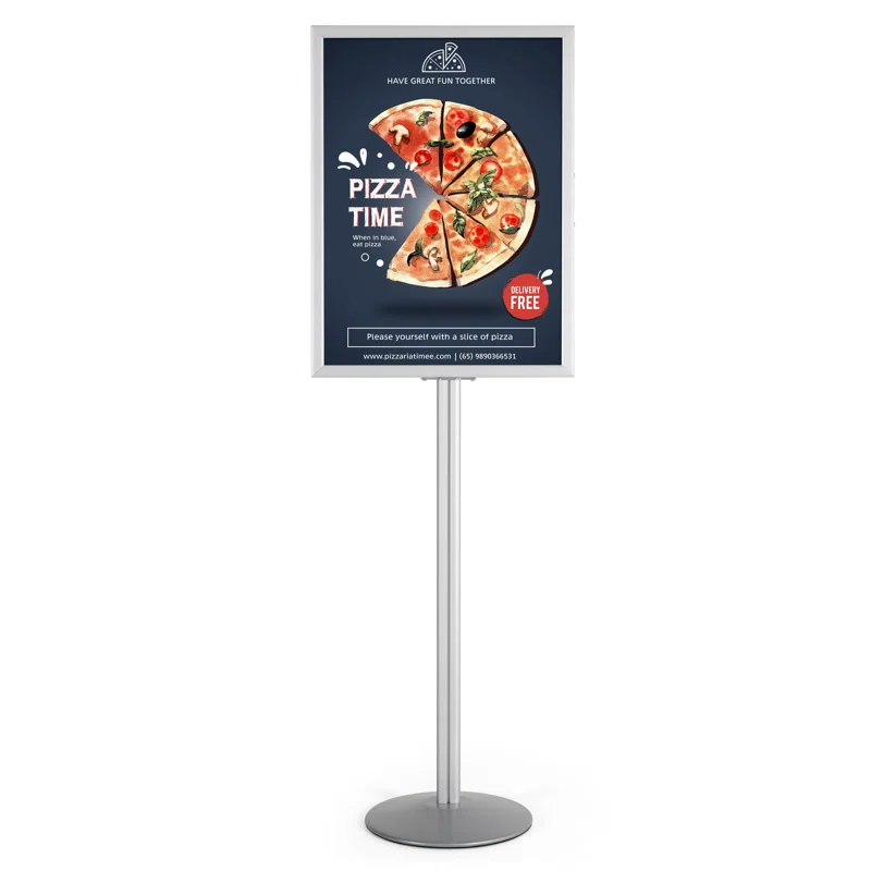 Aluminum Pedestal Sign Holder Stand