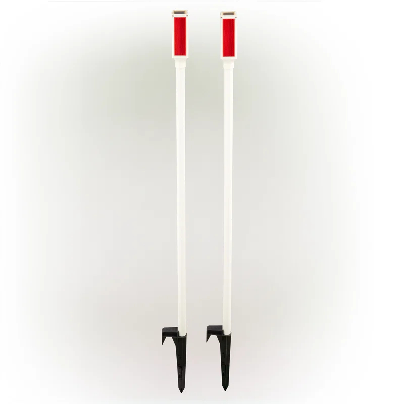 Alpine White Solar Powered Integrated LED Pathway Light Pack
