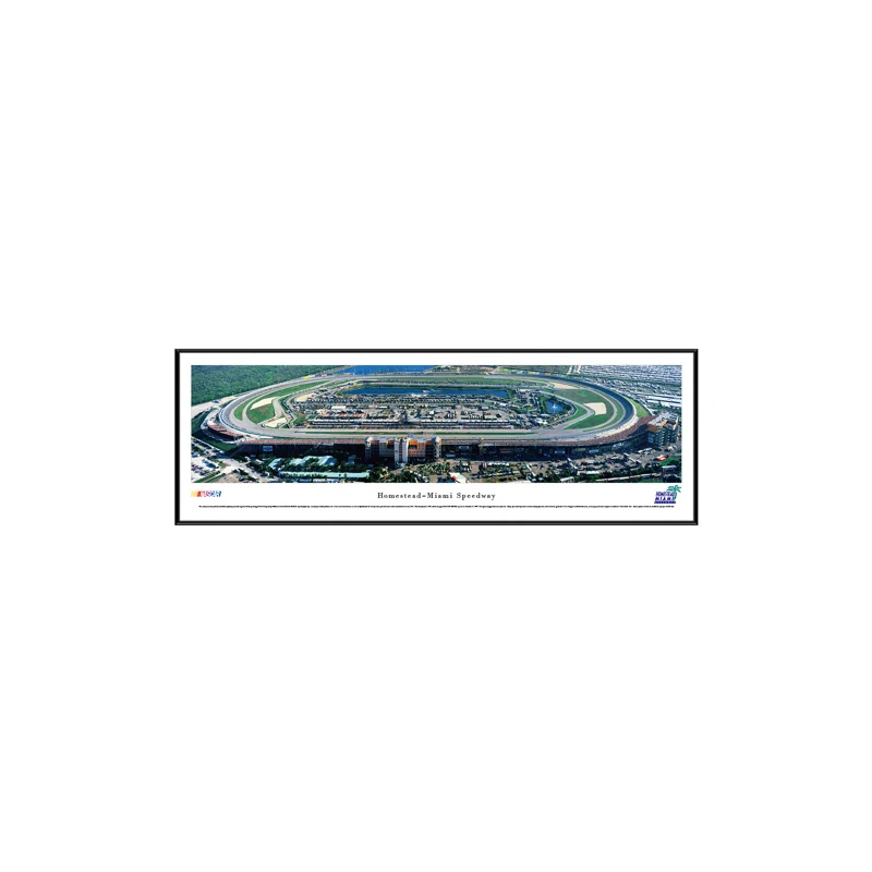 Blakeway Worldwide Panoramas, Inc NASCAR Race Track Framed Photograph Print on Paper