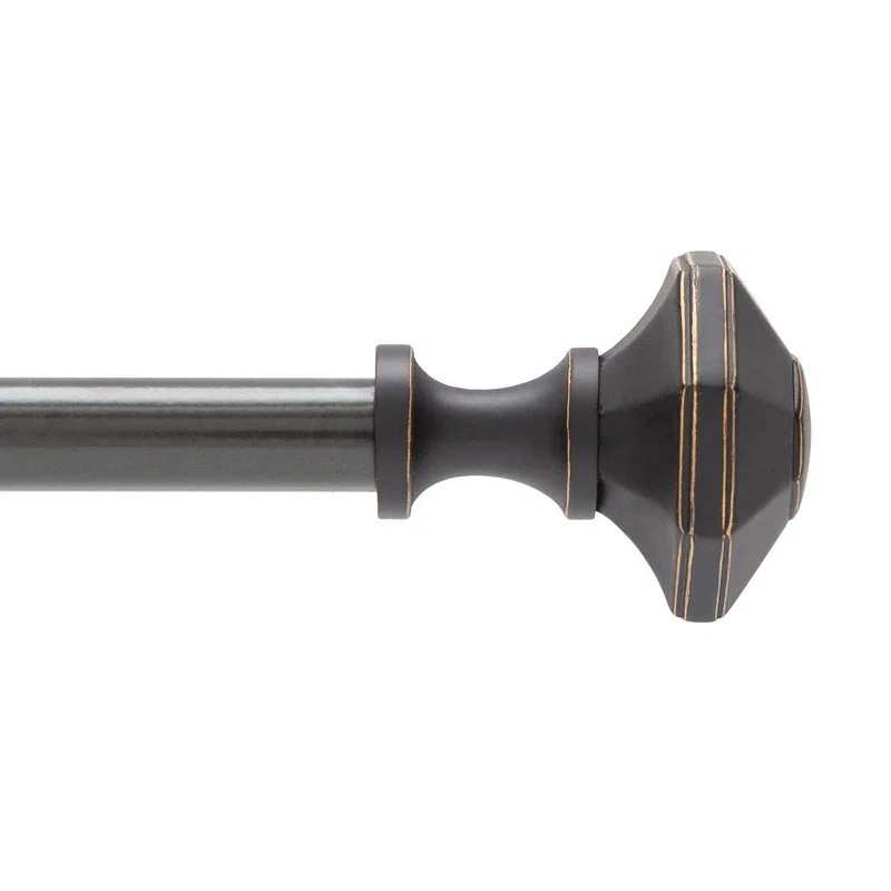 Kenney Richmond Kenney Sanders 5/8" Standard Decorative Window Curtain Rod & Reviews | Wayfair