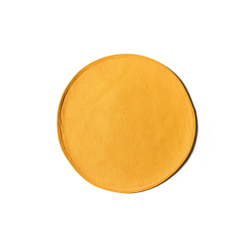 Blush And Pine Color Block Round Placemat Set Of 4