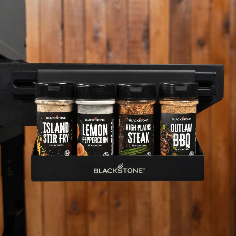 Blackstone Side Shelf Seasoning Accessory Rack for Griddles with Rail System