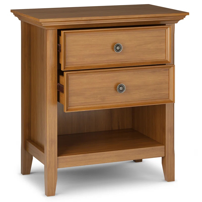 Amherst 2 - Drawer Solid Wood Nightstand