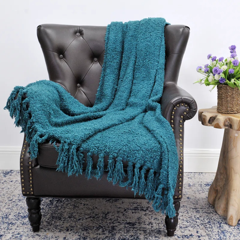 Home Soft Things Fluffy Handmade Throw Blanket