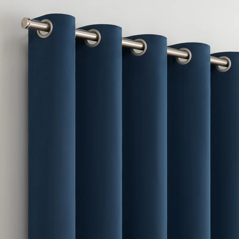 Polyester Blackout Curtain Panel