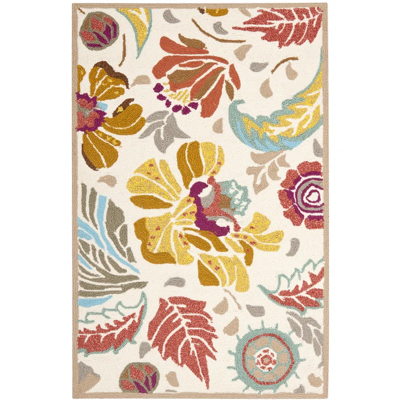 Safavieh Four Seasons Hand Hooked Performance Floral Rug