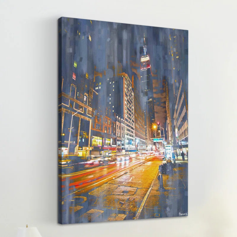 NY Appreciation " City Lights " by Parvez Taj