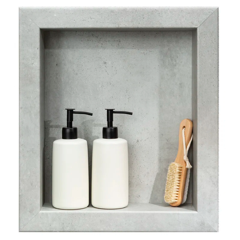 Palisade Palisade 17.5 in. x 15.5 in. Vinyl Waterproof Shower Niche Insert