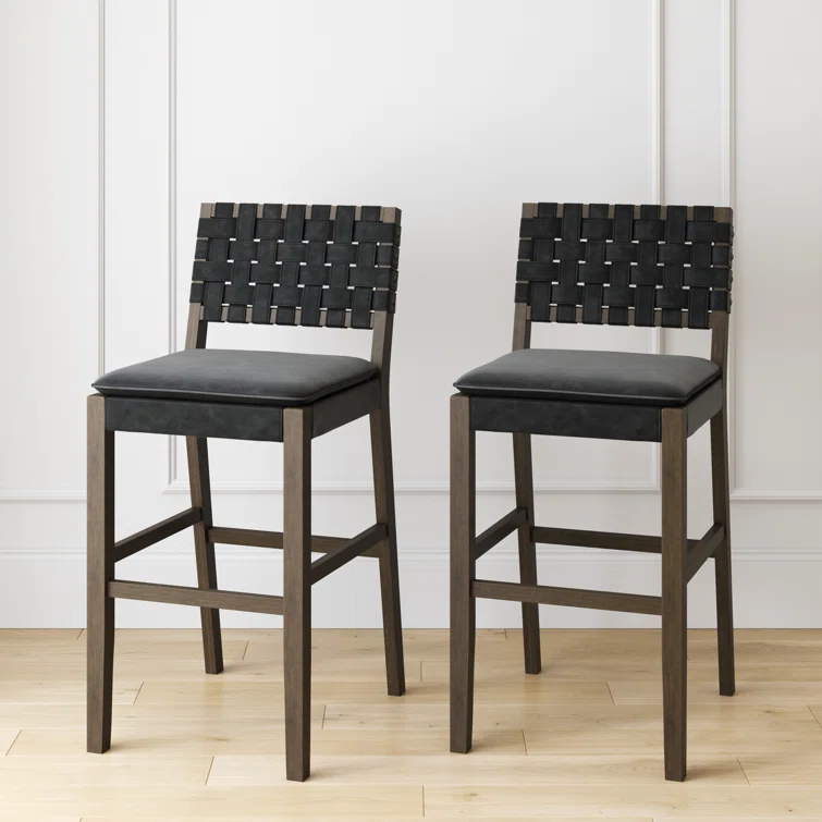 Nathan James Upholstered Stool