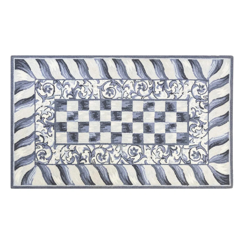 MacKenzie-Childs Sterling Check® Rug