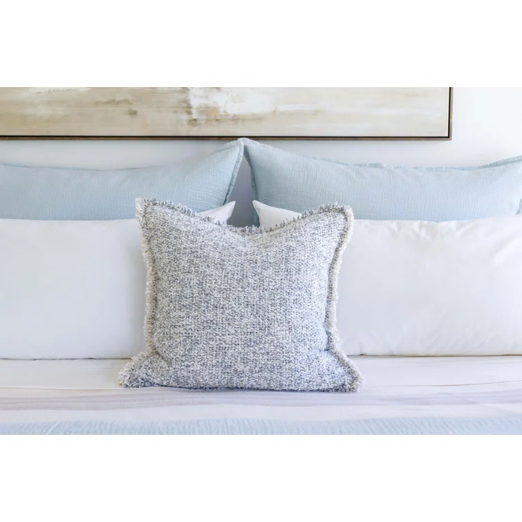 Pom Pom At Home Brentwood Frayed Throw Pillow