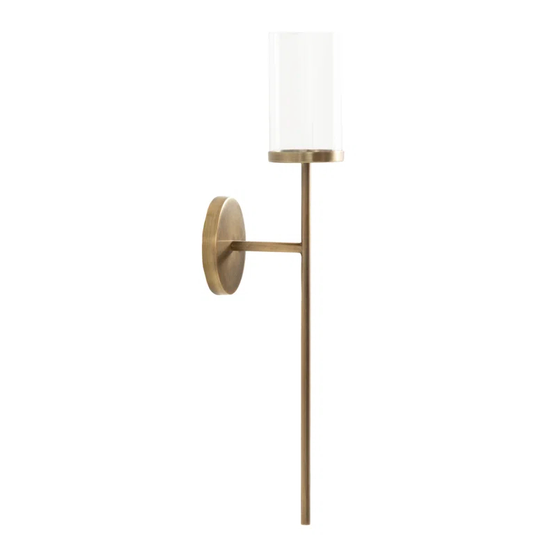 Kate and Laurel Blaise 14.0" Metal Wall Sconce