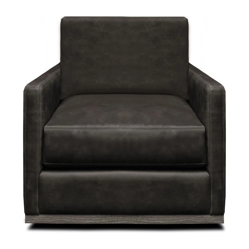 Hello Sofa Home Monterrey Leather Swivel Armchair