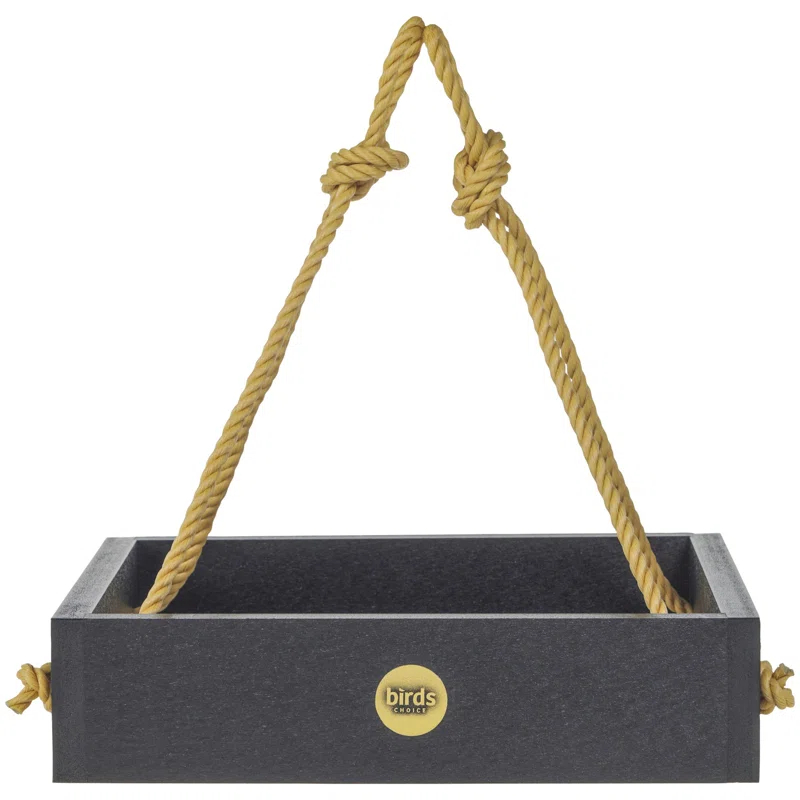 Birds Choice Birds Choice Modern Farmhouse Small Hanging Platform Bird Feeder