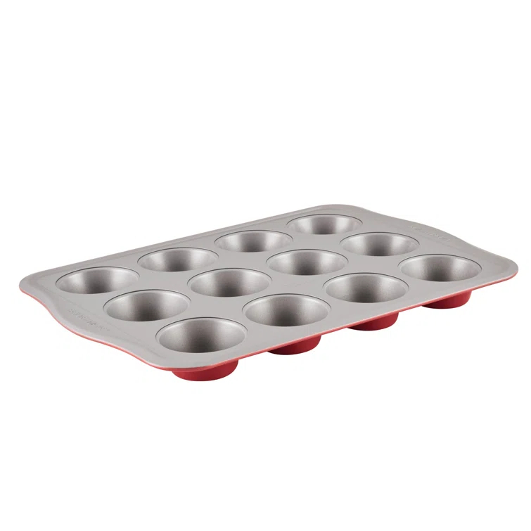 Farberware Farberware Disney Bake With Mickey Mouse Nonstick Muffin Pan / Cupcake Pan, 12 Cup, Red