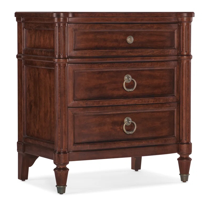 Charleston Solid + Manufactured Wood Nightstand