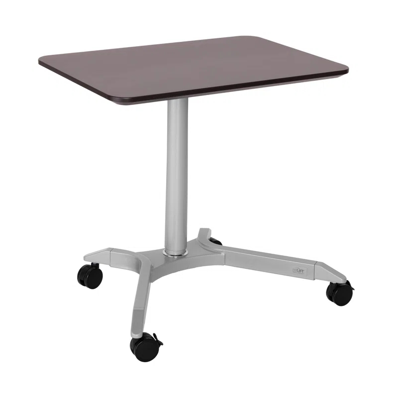 Seville Classics AIRLIFT® airLIFT 28" W Adjustable Height Rolling Laptop Desk Stand