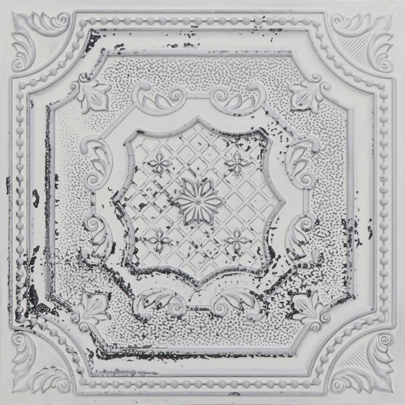 FromPlainToBeautifulInHours My Beautiful Damaris Drop-In or Glue-Up PVC Ceiling Tile (Set of 25)