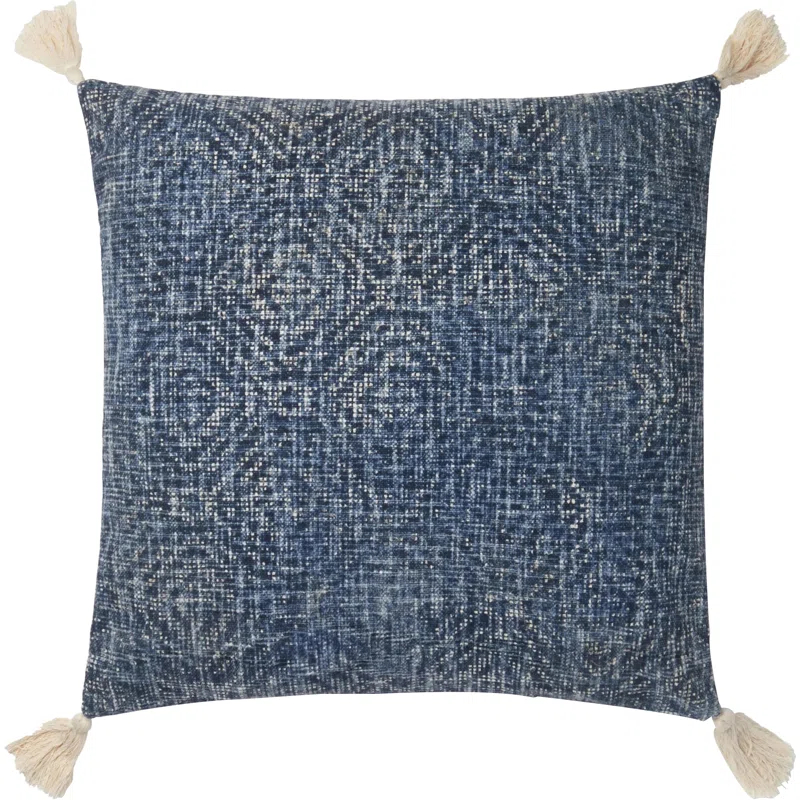 Tassels Cotton Throw Pillow