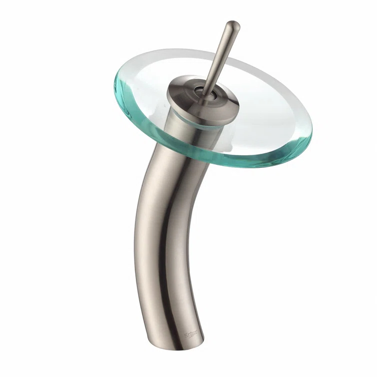 Kraus Vessel Mixer Single Hole Bathroom Faucet KGW-1700SN-BLCL