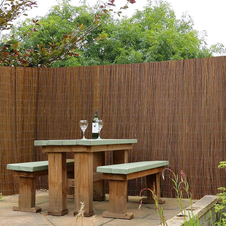 Backyard X-Scapes 6 ft. H x 8 ft. W Willow Wood Fence Panel