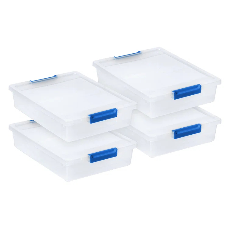 IRIS USA, Inc. IRIS USA, Inc. Iris Plastic Storage Tub & Tote (Set of 4)