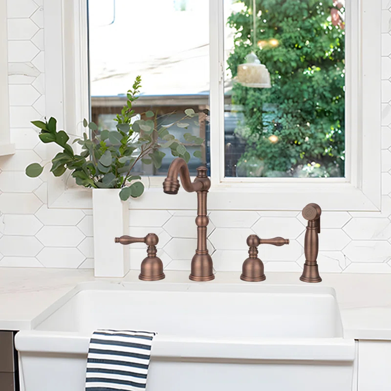 Akicon AK818-AB Akicon Kitchen Faucet with Side Spray