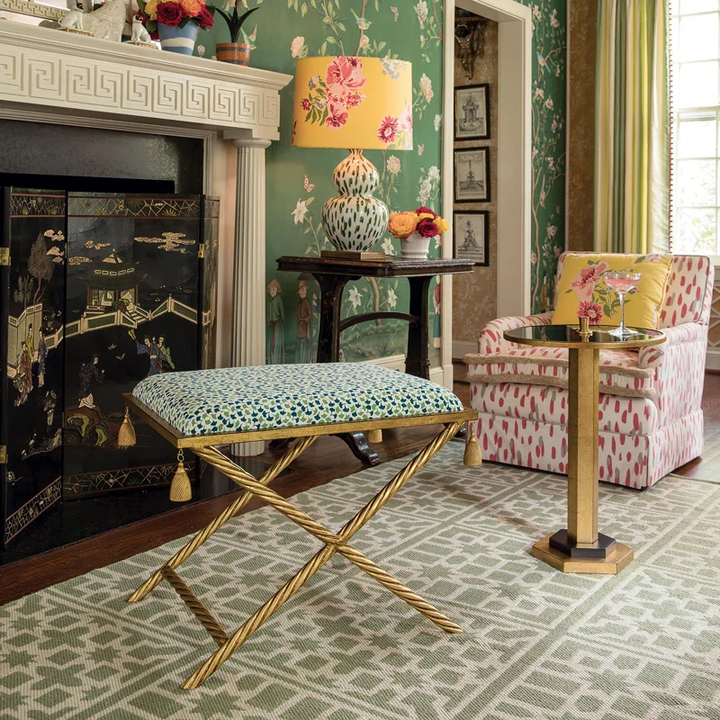 Madcap Cottage Steel Accent Stool