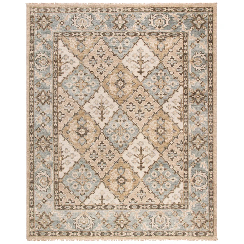 Safavieh Samarkand Hand Knotted Wool Geometric Rug