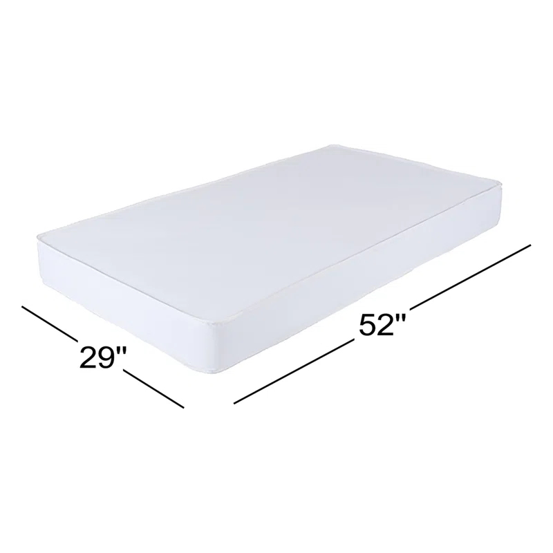 Harriet Bee Defazio Standard Crib/Toddler Rectangle Mattress