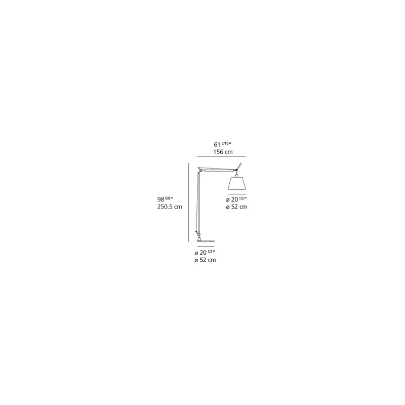 Artemide Tolomeo Maxi Floor Lamp