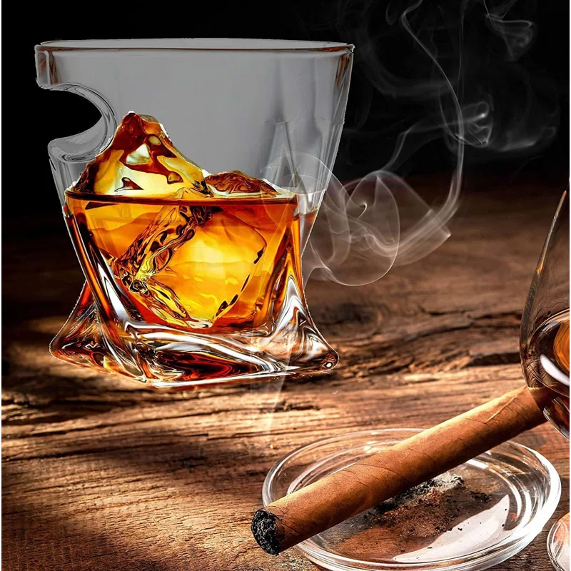 Bezrat 10oz. Stainless Steel Whiskey Glass Set