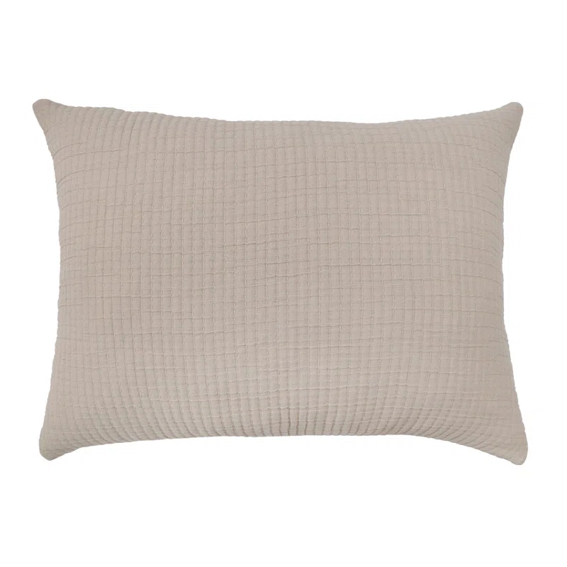 Vancouver Cotton Sham by Pom Pom at Home - Natural / King