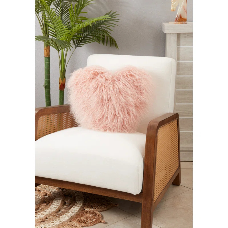Mongolian Lamb Pillows Throw Pillow
