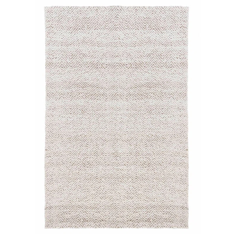 Villa by Classic Home Chevron Handwoven Jute Ivory Area Rug