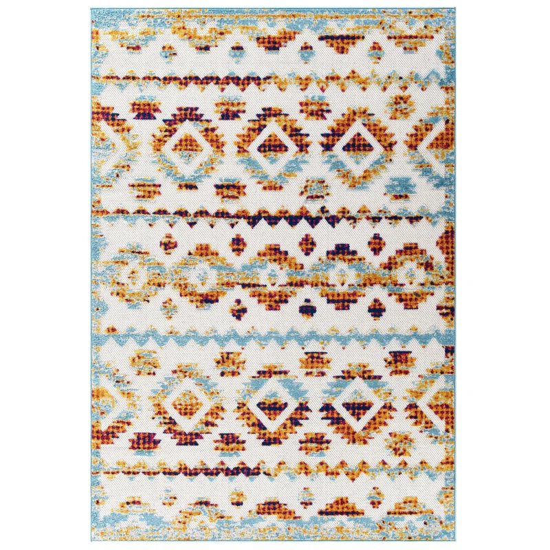Modway Modway Reflect Contemporary Abstract Diamond Indoor and Outdoor Area Rug
