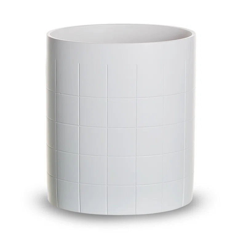 Creative Scents Ceramic / Porcelain Open Waste Basket - 1 Gallons